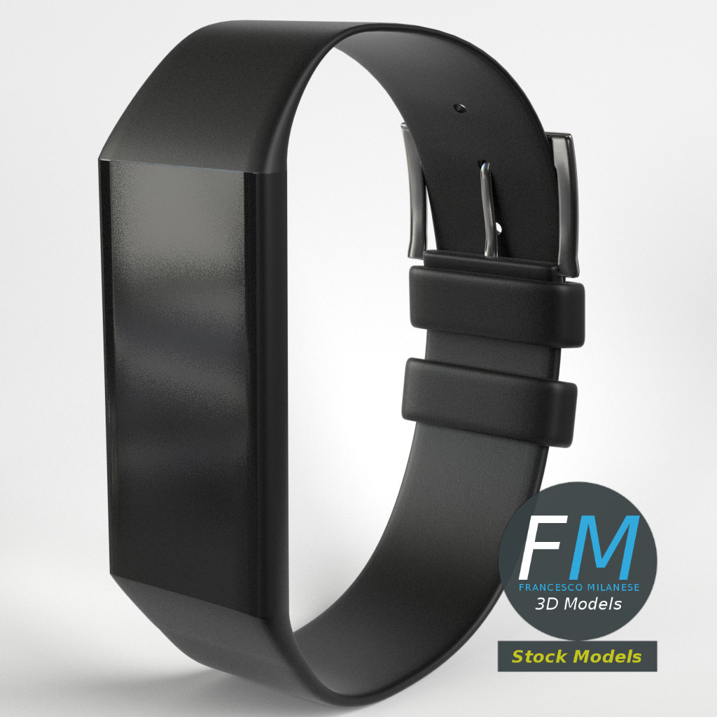 3D-Modell - Fitness-Armband - 01