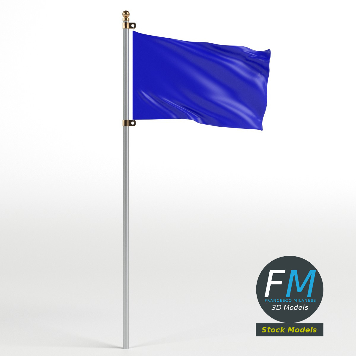 3D-Modell - Flagge - 01