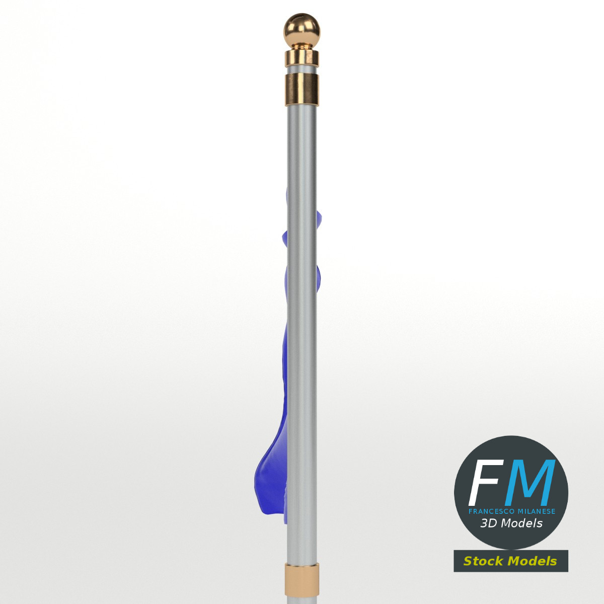3D-Modell - Flagge - 04