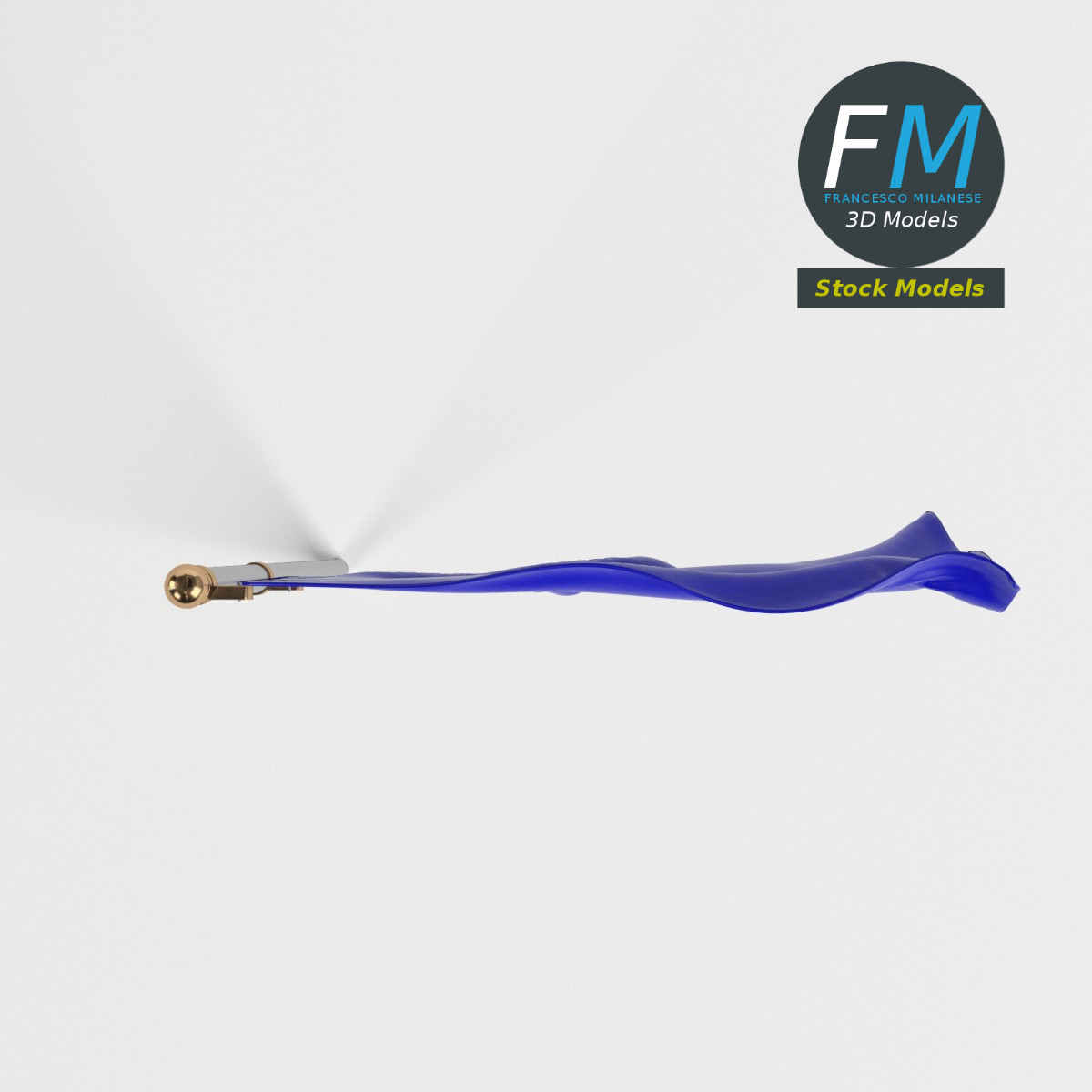 3D-Modell - Flagge - 06