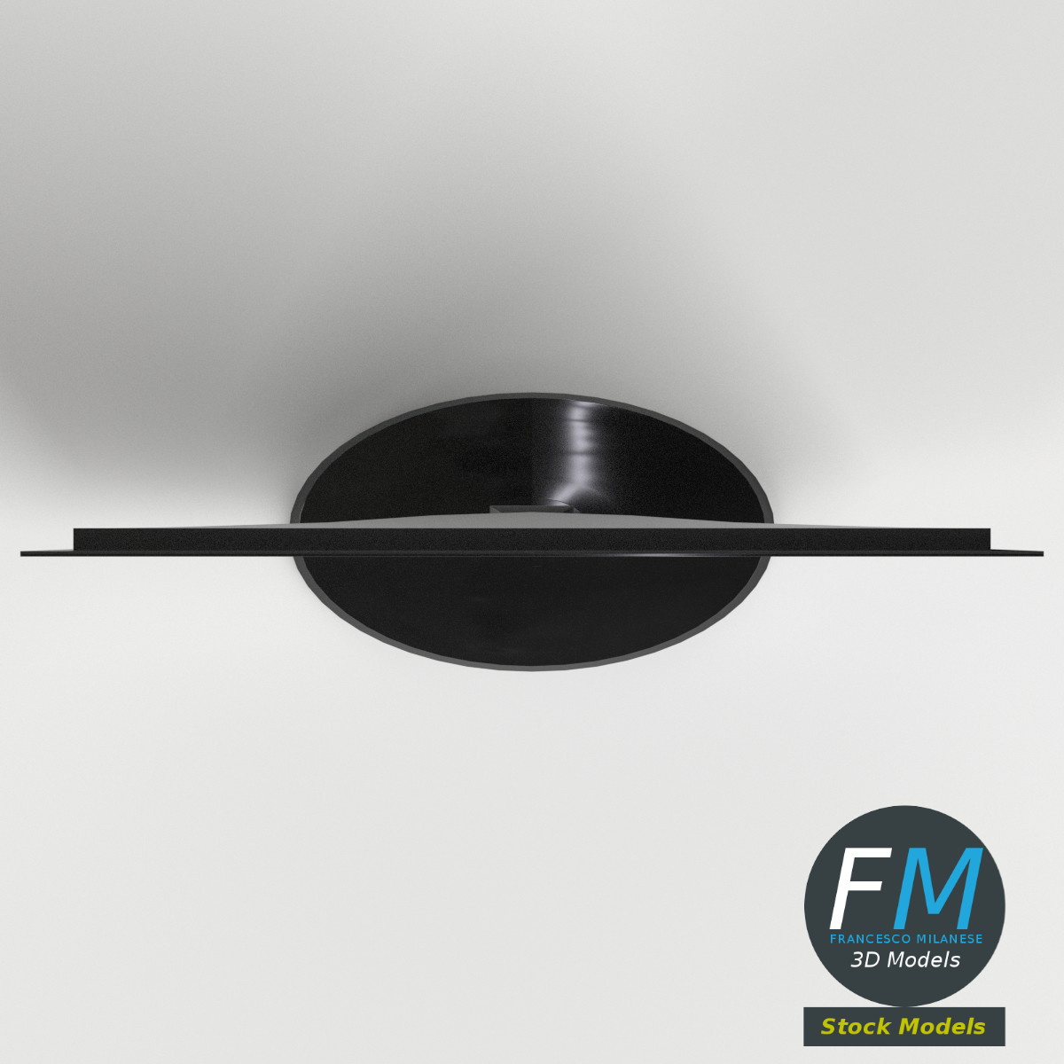 3D-Modell - Flacher Breitbildfernseher - 06