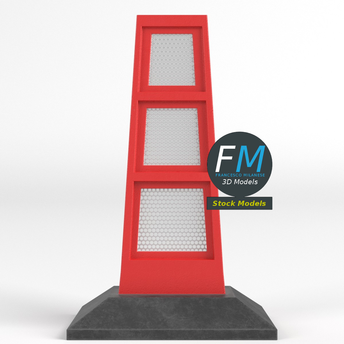 3D-Modell - Flexibler Leitpfosten - 03