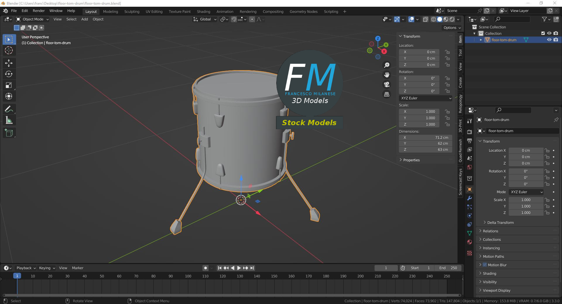 3D-Modell - Standtom - 09