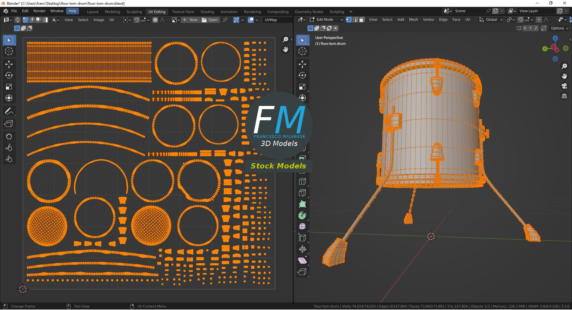 3D-Modell - Standtom - 10