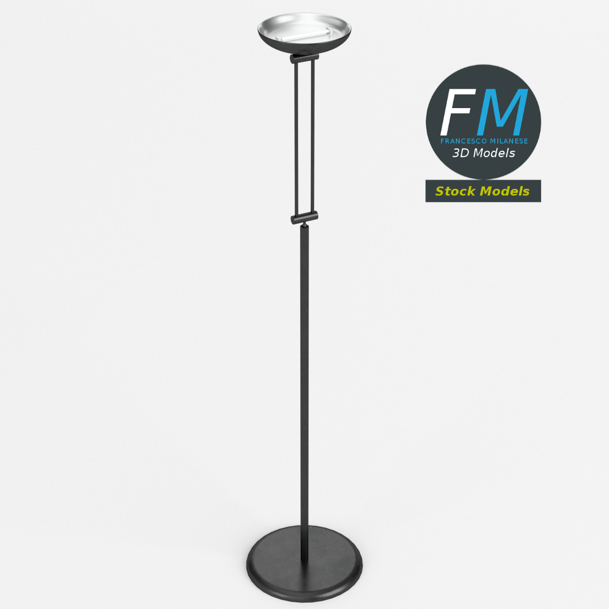 3D-Modell - Stehlampe - 01