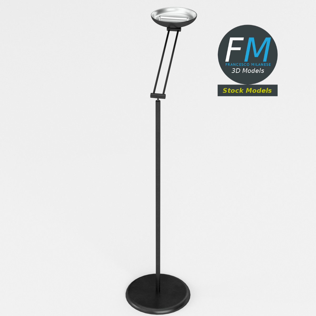 3D-Modell - Stehlampe - 02