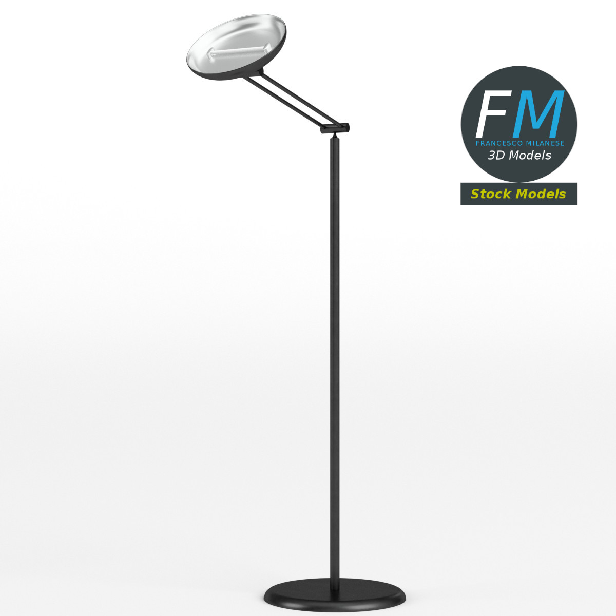 3D-Modell - Stehlampe - 04