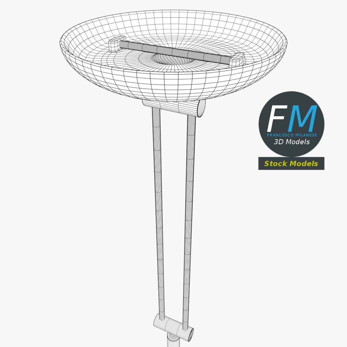 3D-Modell - Stehlampe - 08