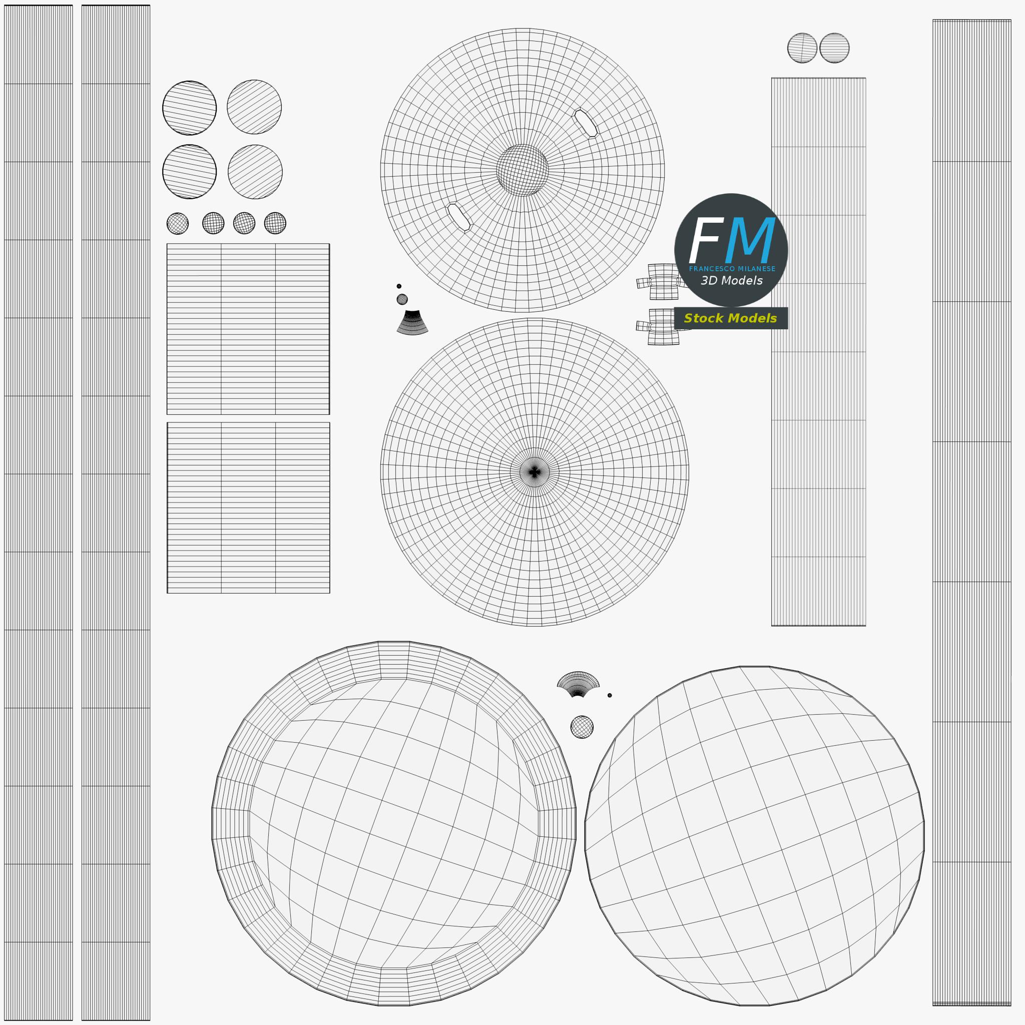 3D-Modell - Stehlampe - 11 3D-Modell - Stehlampe - 11