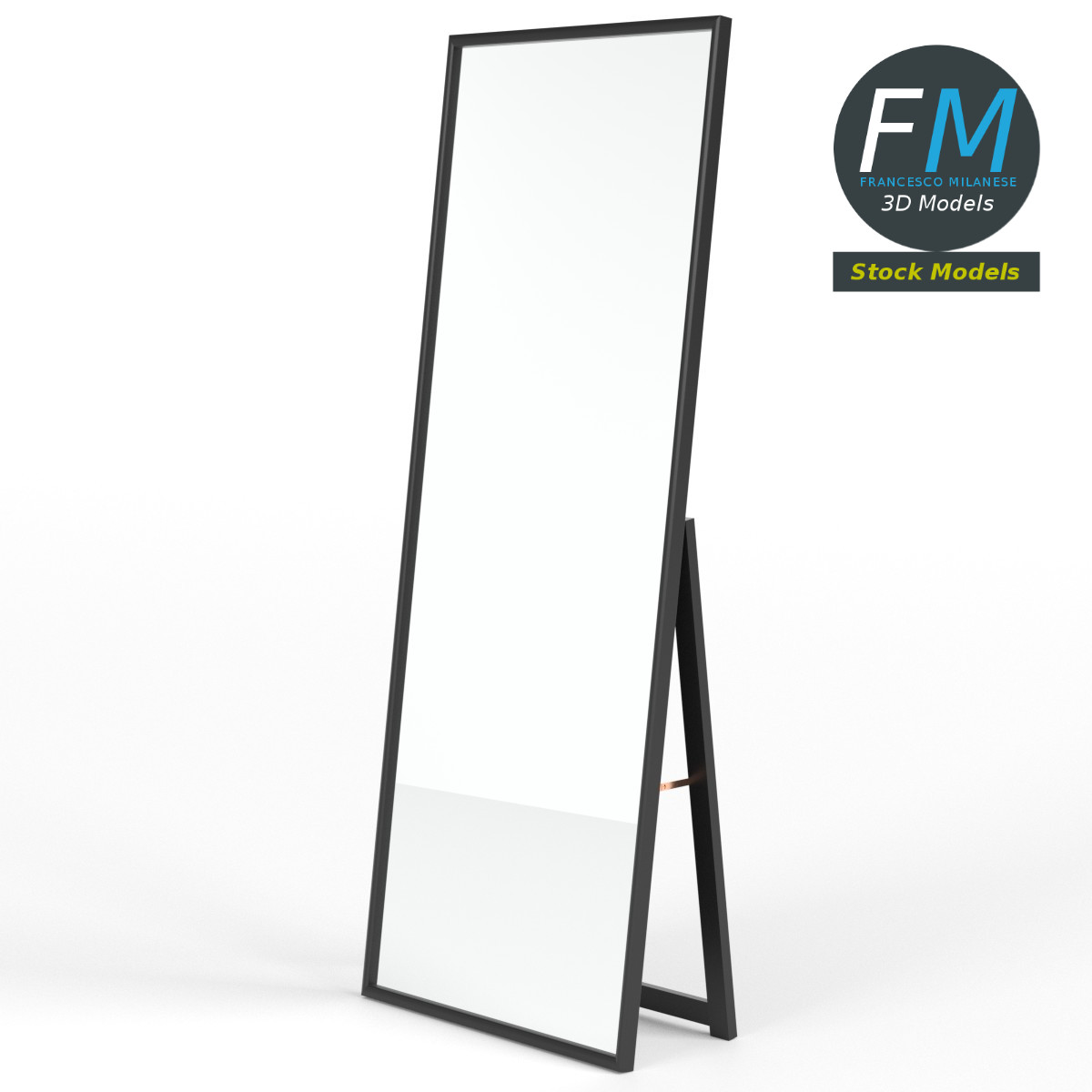 3D-Modell - Standspiegel - 01