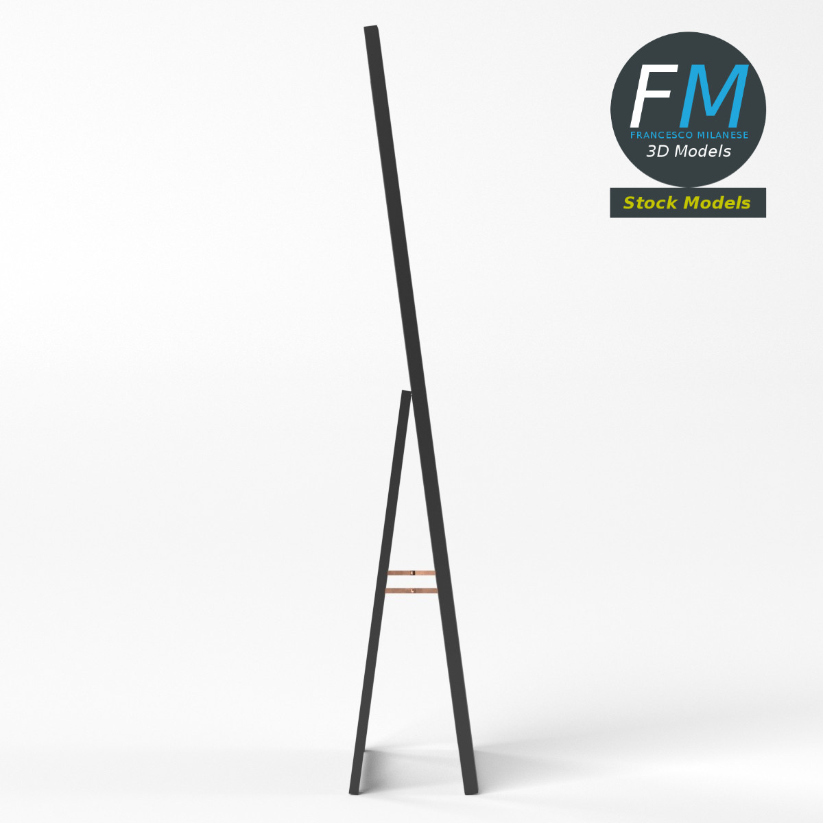 3D-Modell - Standspiegel - 05