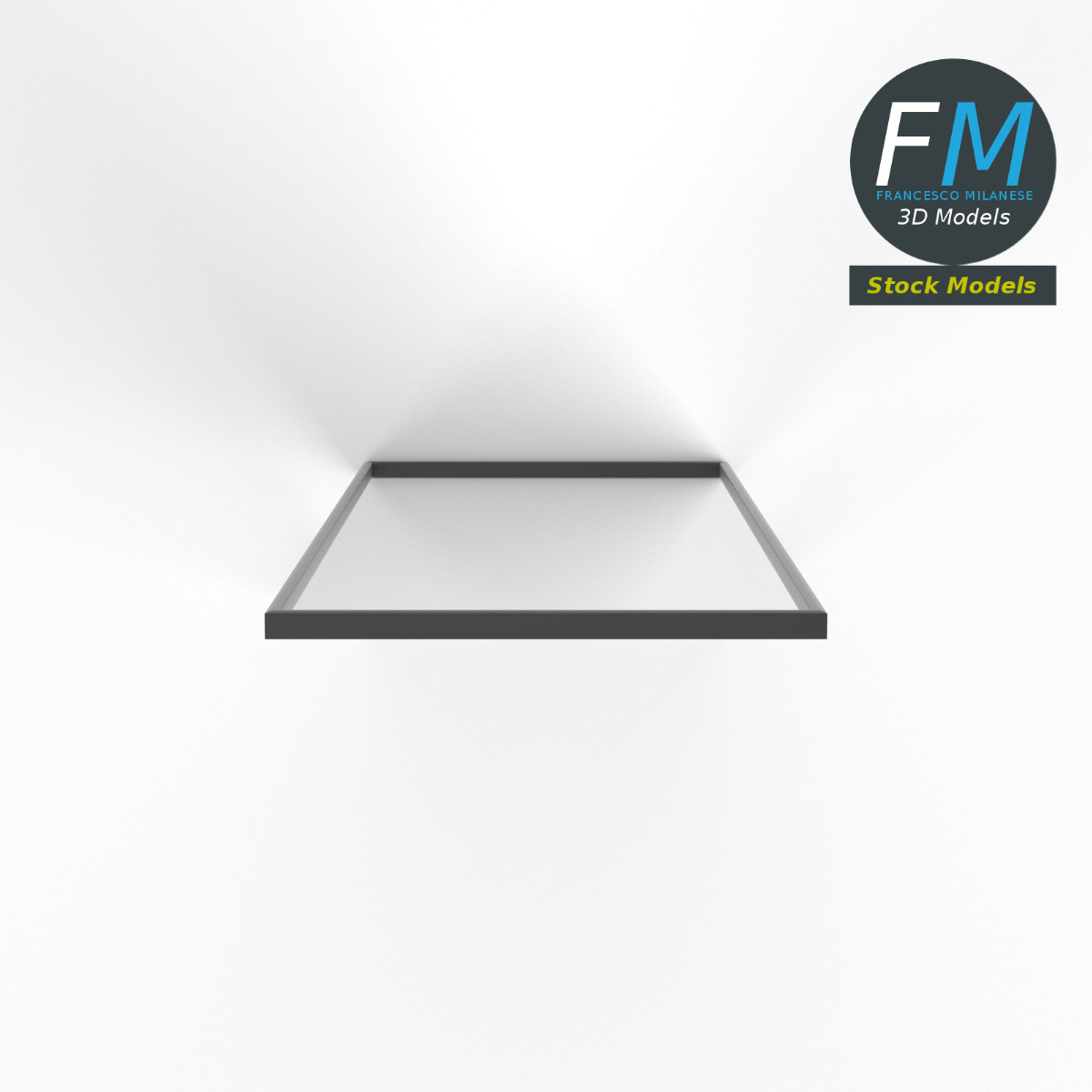 3D-Modell - Standspiegel - 06