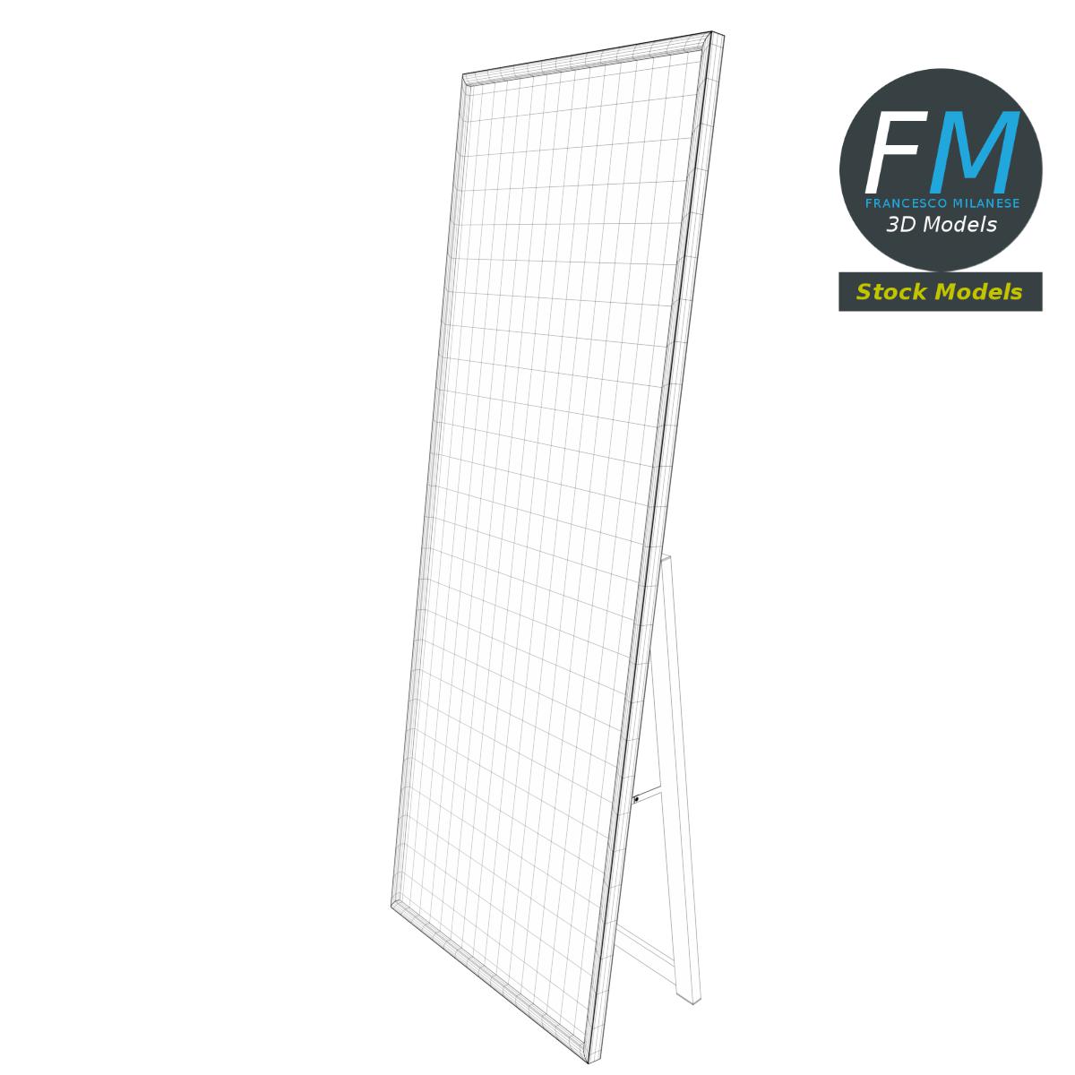3D-Modell - Standspiegel - 07