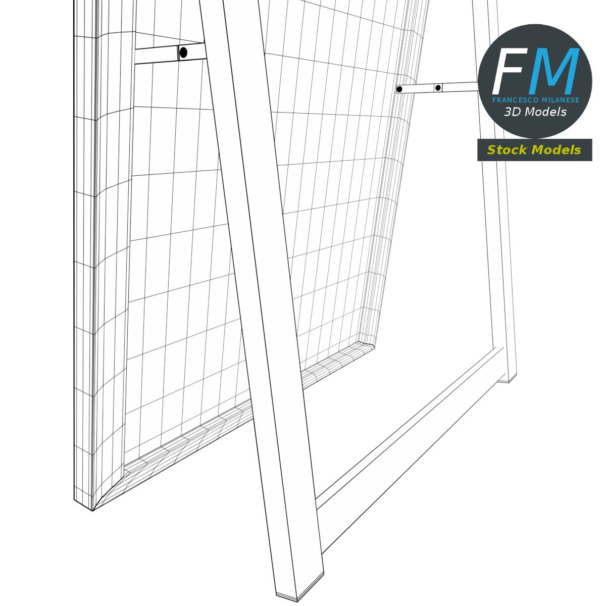 3D-Modell - Standspiegel - 08