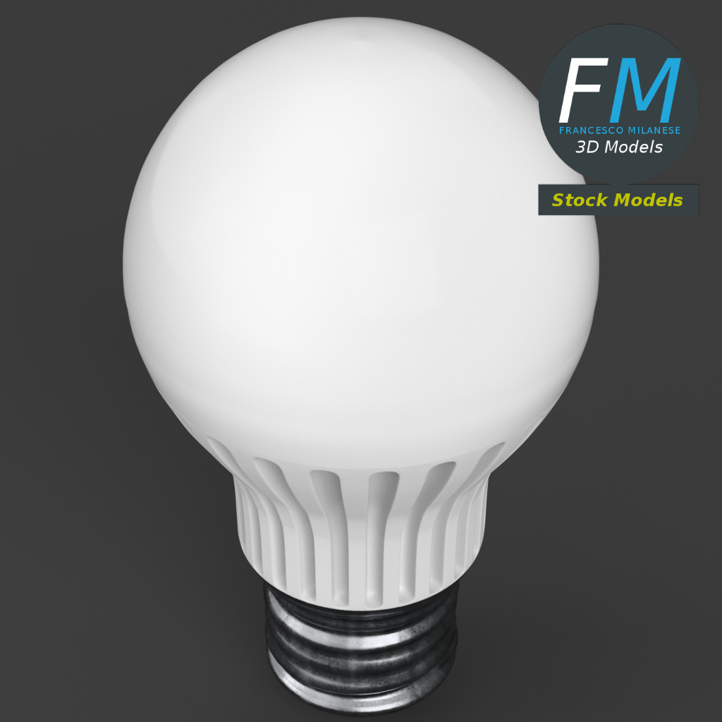 3D-Modell - LED-Lampe - 02