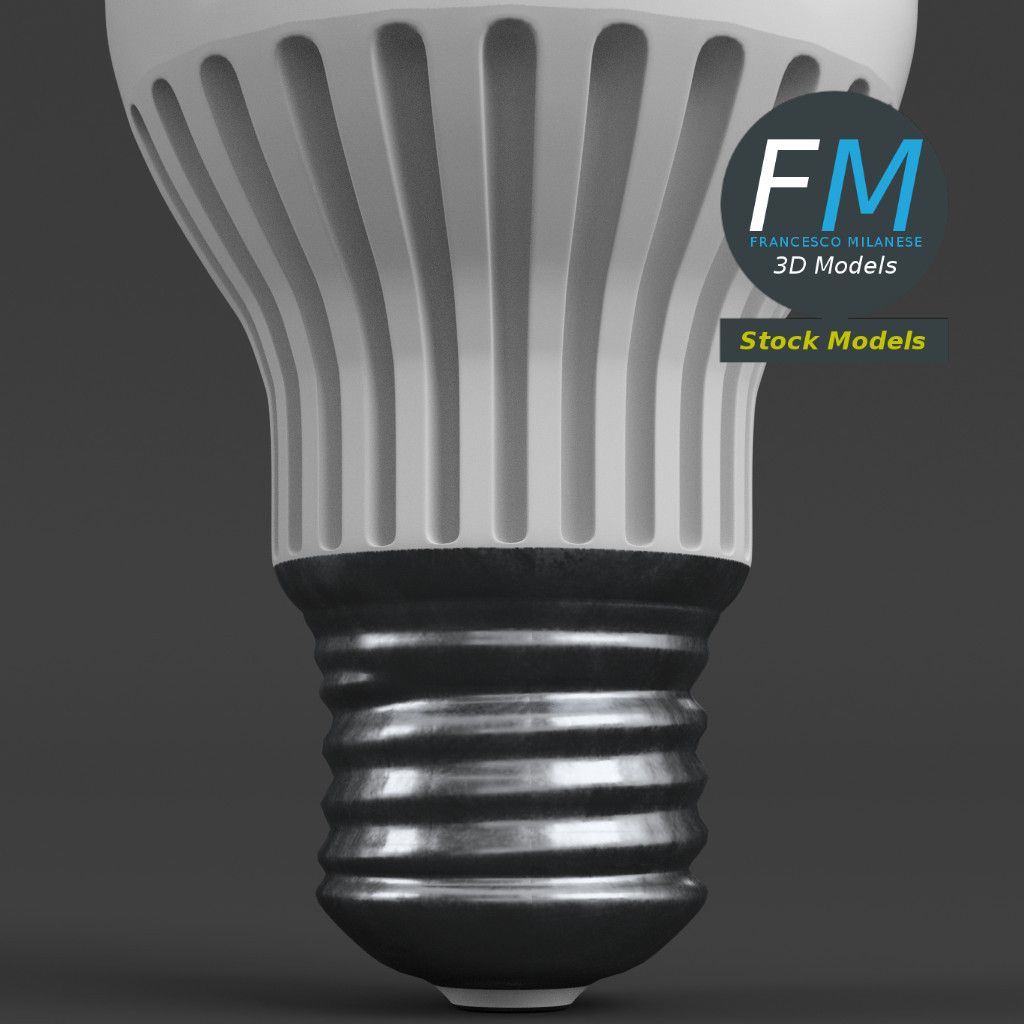 3D-Modell - LED-Lampe - 04