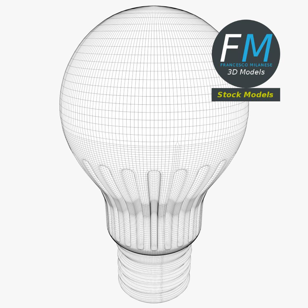 3D-Modell - LED-Lampe - 07
