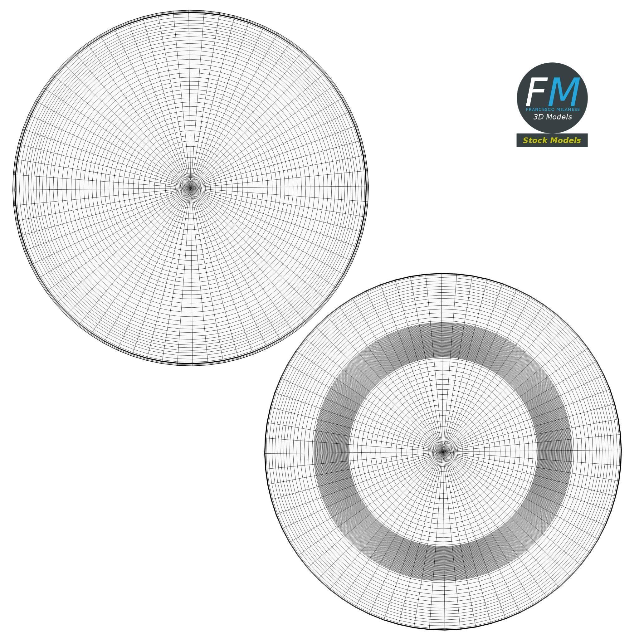 3D-Modell - Wurfscheibe - 11 3D-Modell - Wurfscheibe - 11