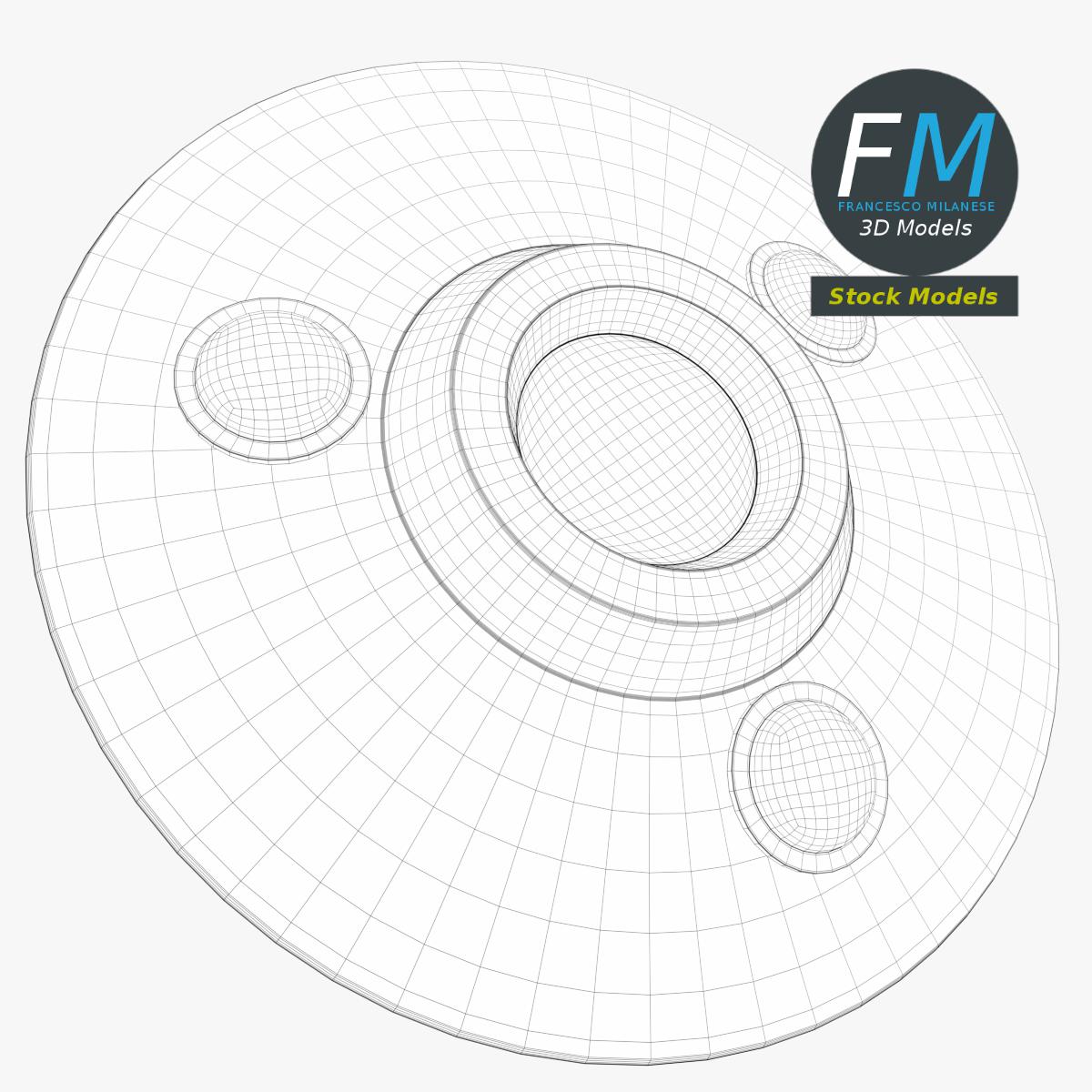 3D-Modell - Fliegende Untertasse - 08