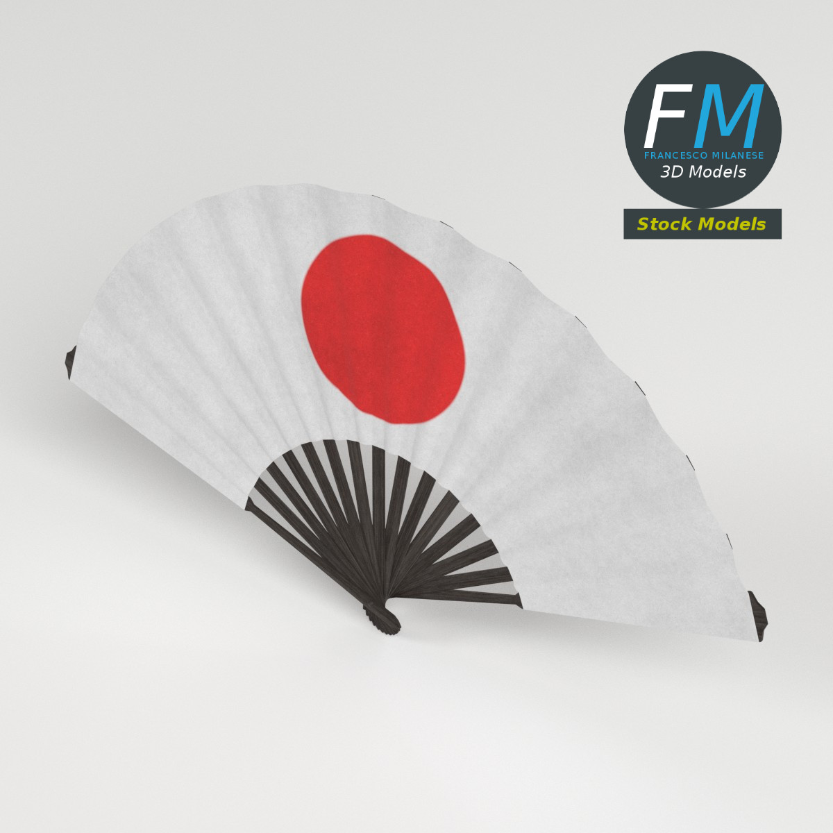 3D-Modell - Faltfächer - 02