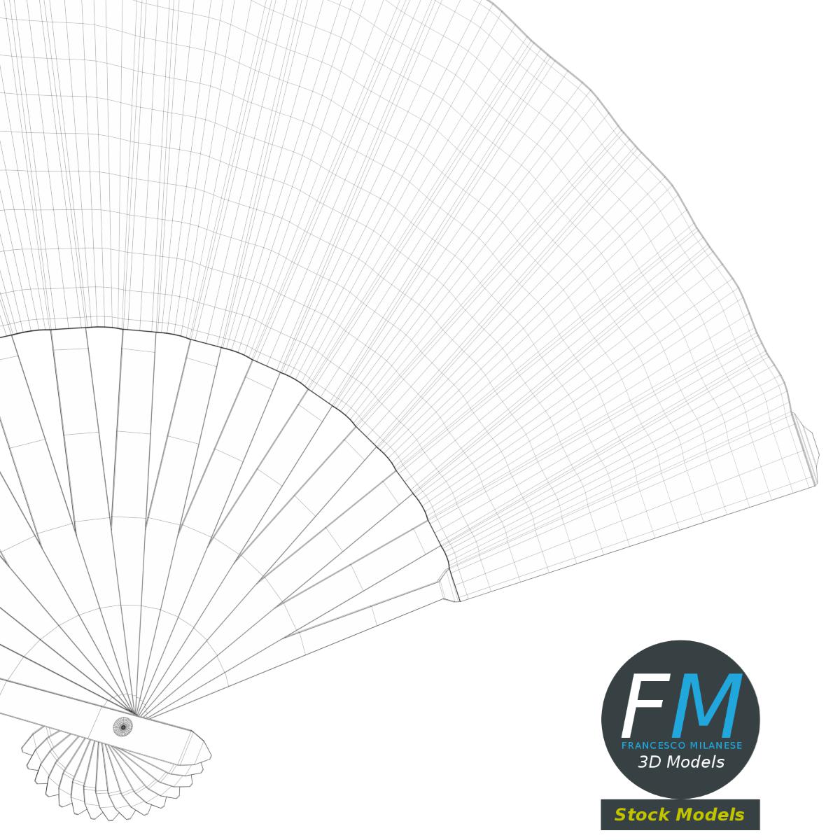 3D-Modell - Faltfächer - 07