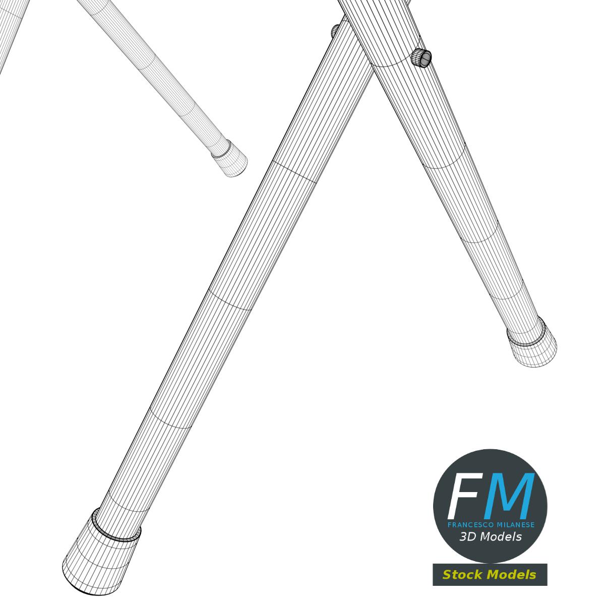 3D-Modell - Klapphocker - 08