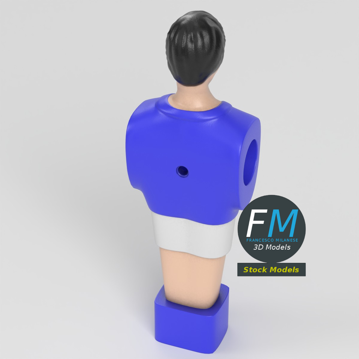 3D-Modell - Tischfußballfigur - 02