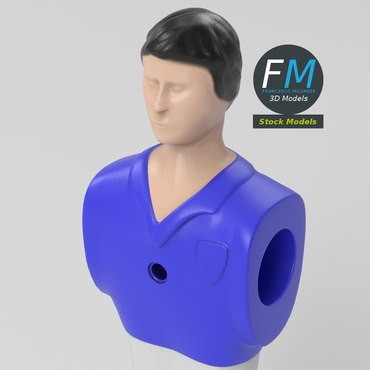 3D-Modell - Tischfußballfigur - 05
