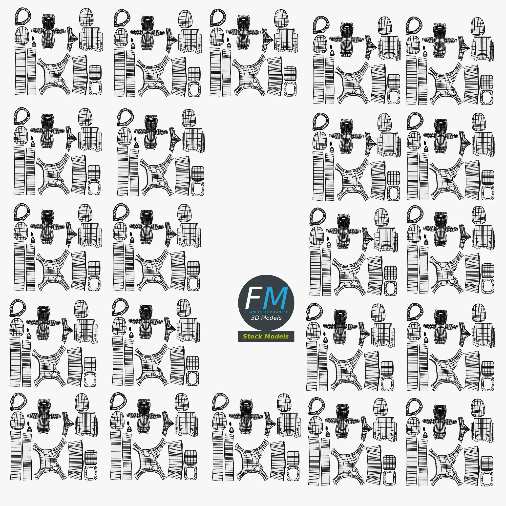 3D-Modell - Tischfußballtisch - 11
