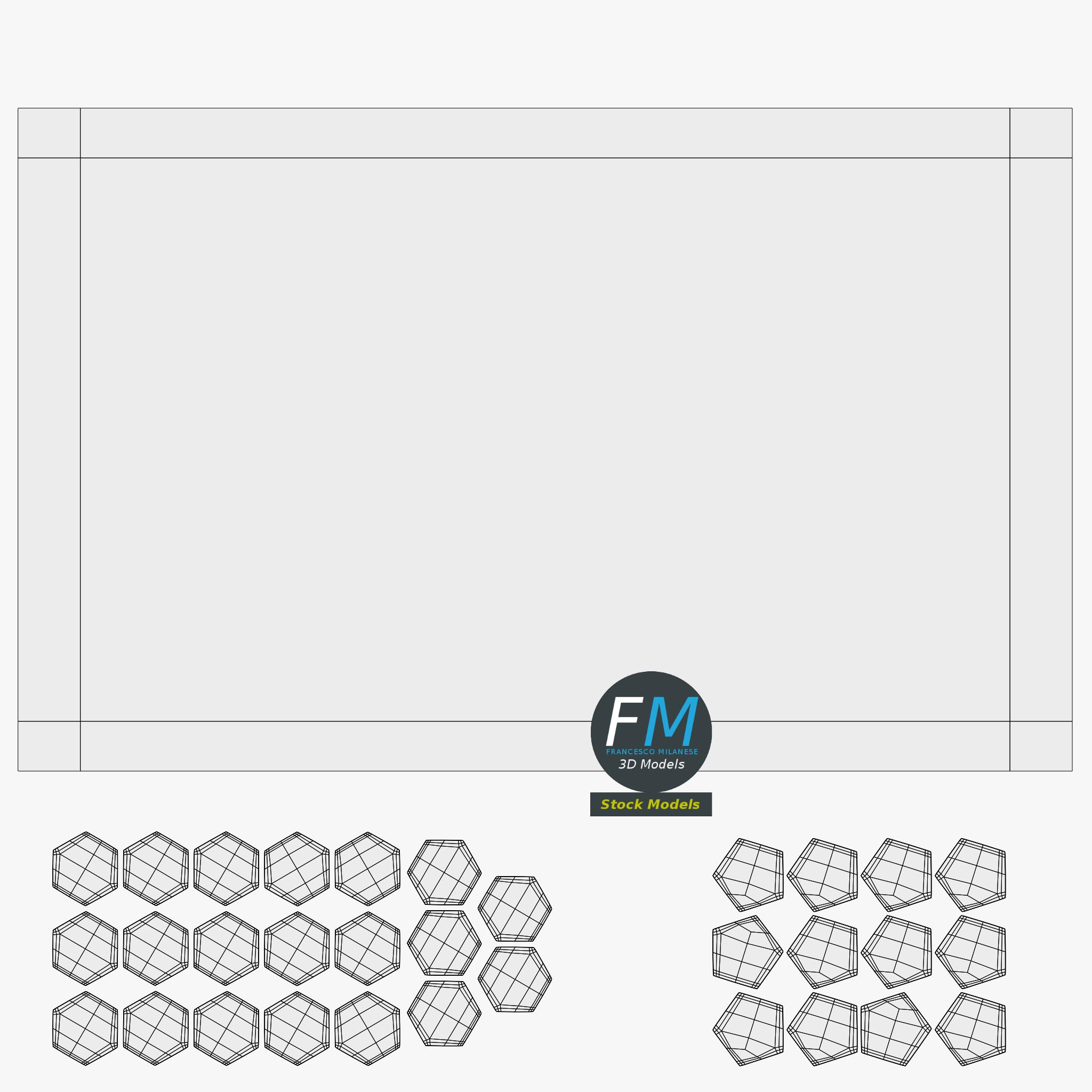 3D-Modell - Tischfußballtisch - 13 3D-Modell - Tischfußballtisch - 13