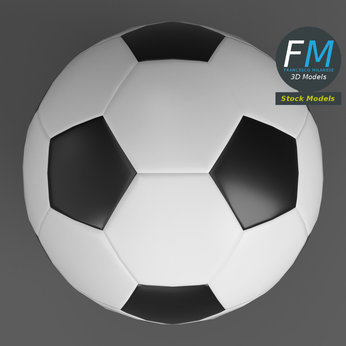 3D-Modell - Fußball - 06