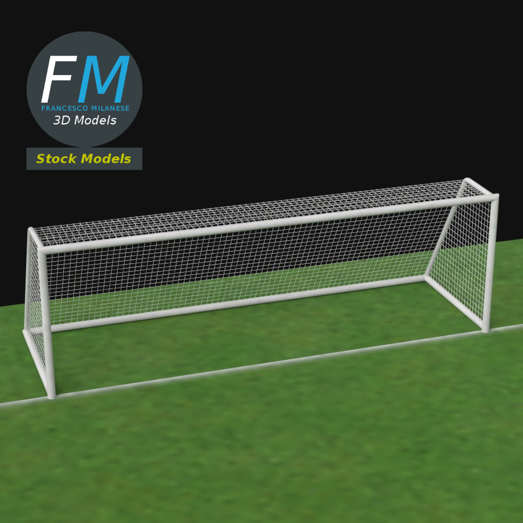 3D-Modell - Fußballfeld - 05