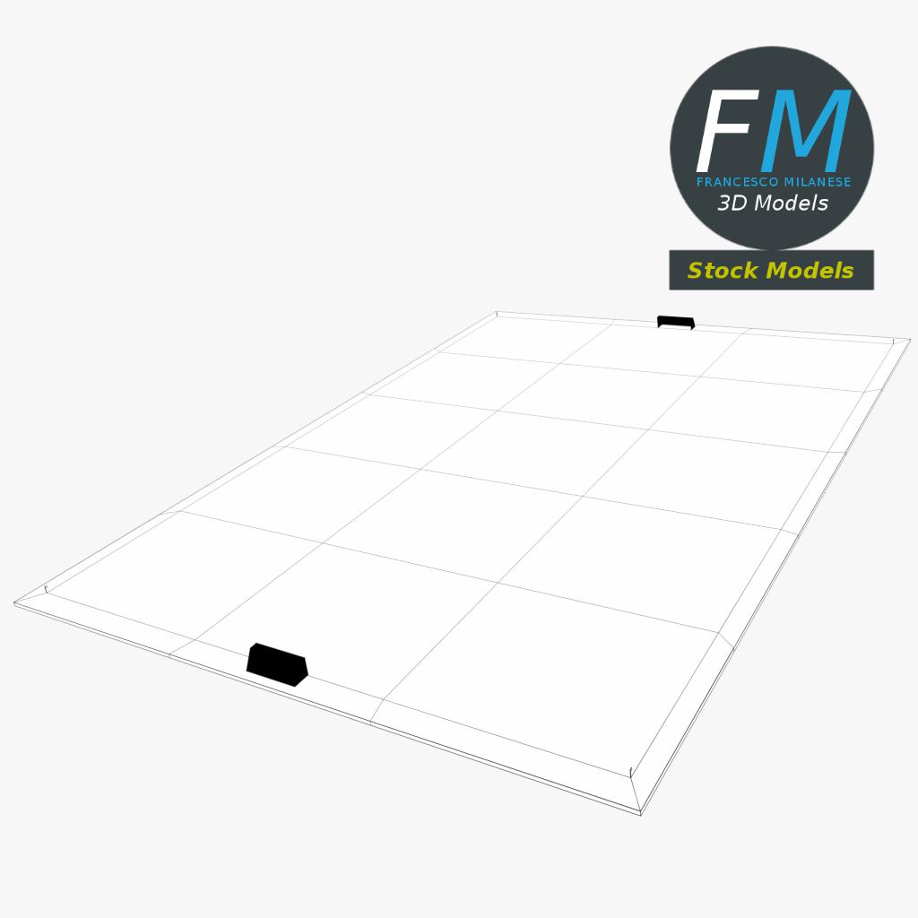 3D-Modell - Fußballfeld - 07