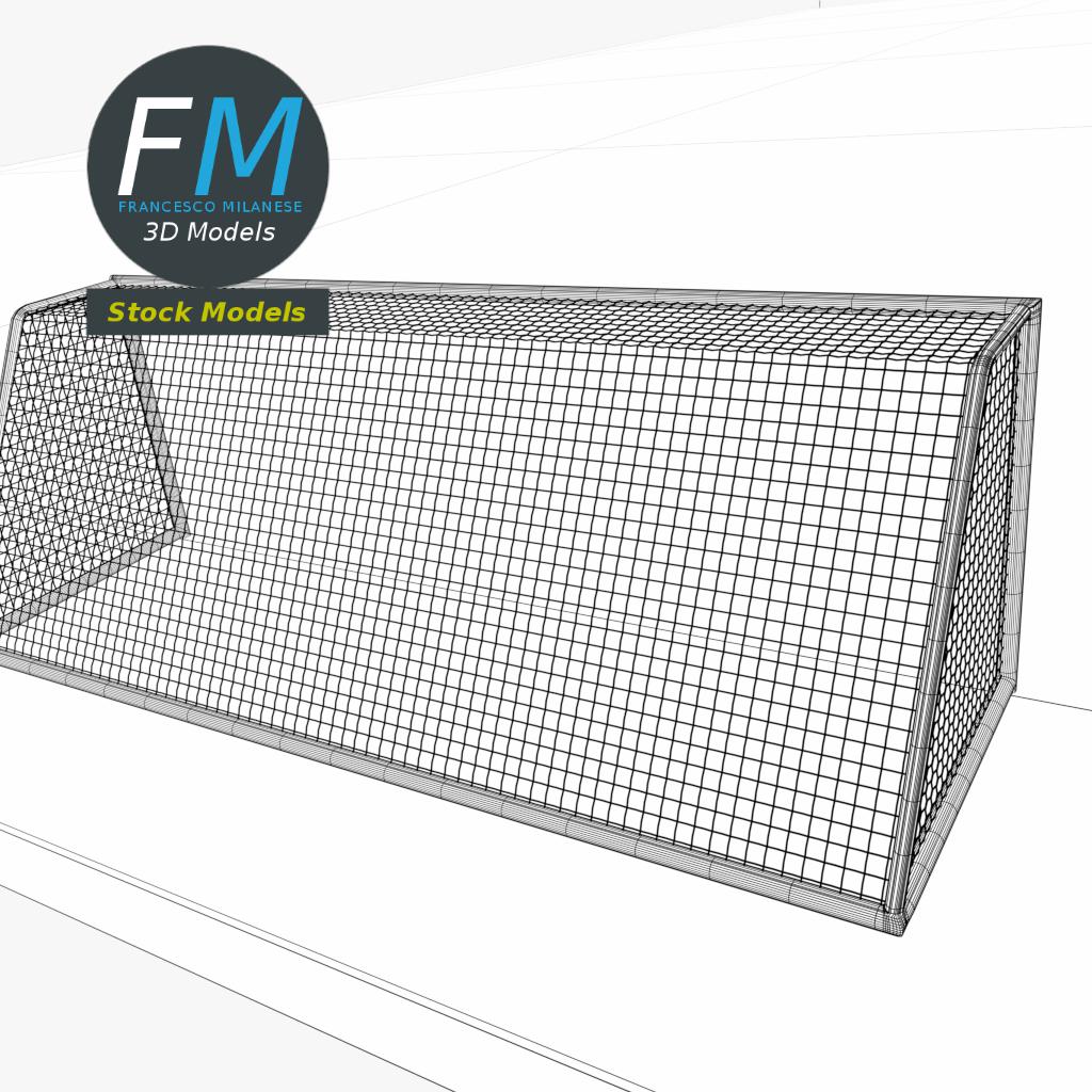 3D-Modell - Fußballfeld - 08
