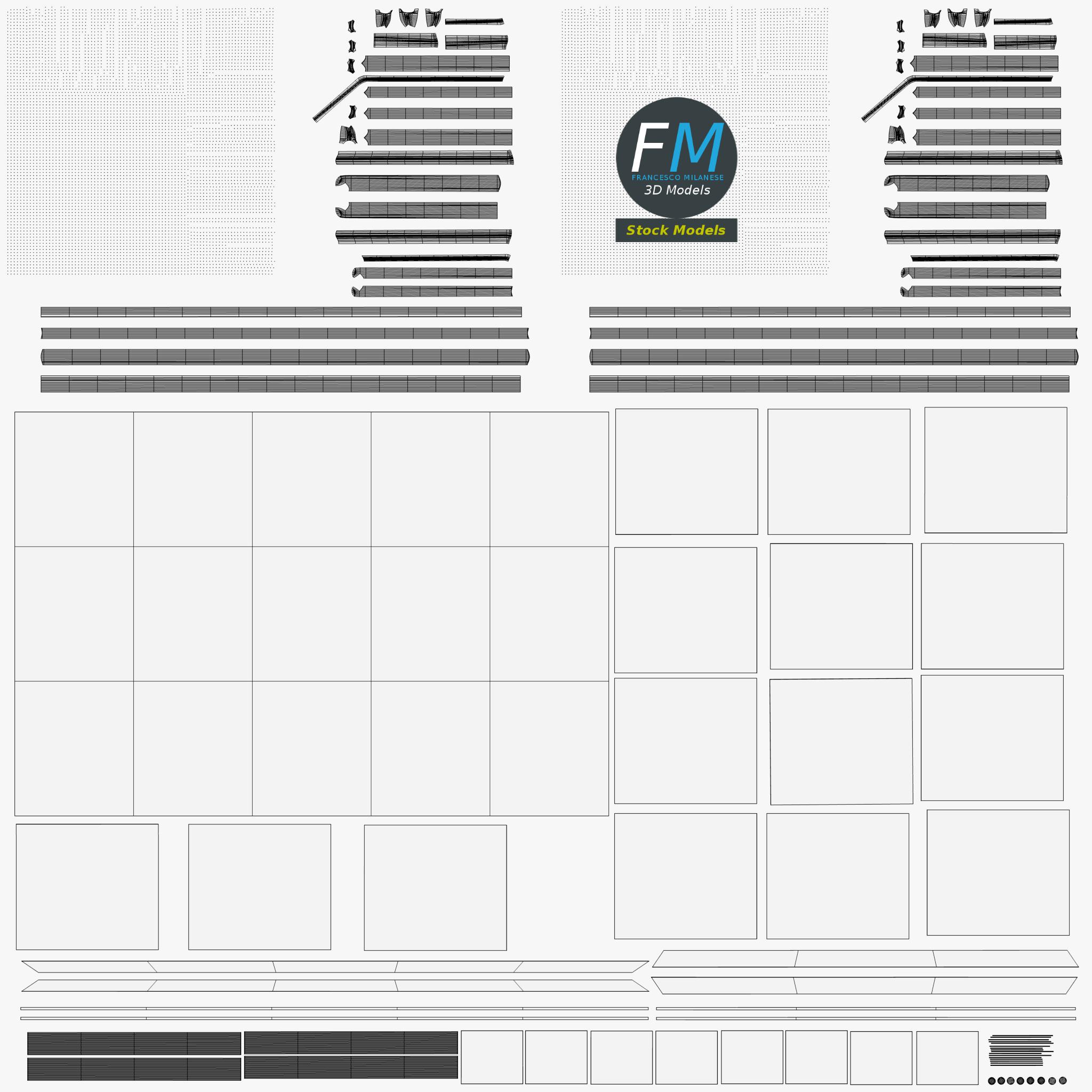 3D-Modell - Fußballfeld - 11 3D-Modell - Fußballfeld - 11