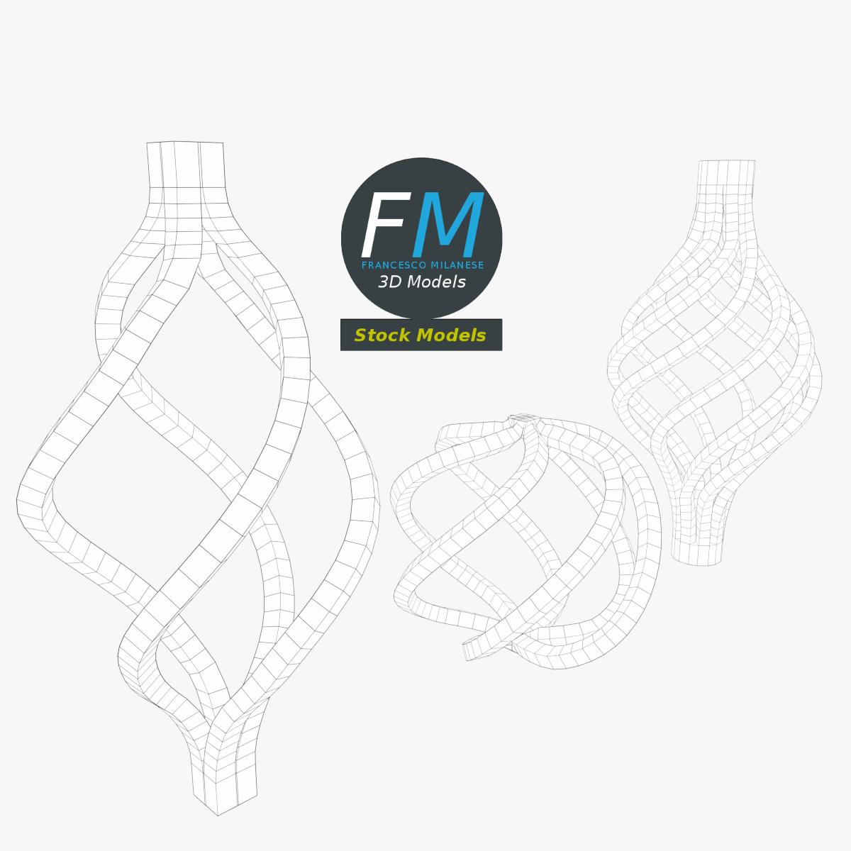 3D-Modell - Set aus Geschmiedeten Stahlkörben - 07