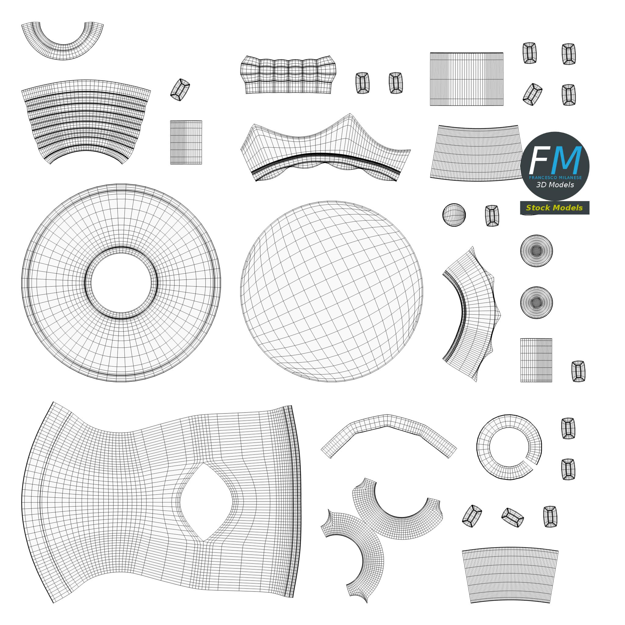 3D-Modell - Wandarmatur aus Messing - 11 3D-Modell - Wandarmatur aus Messing - 11