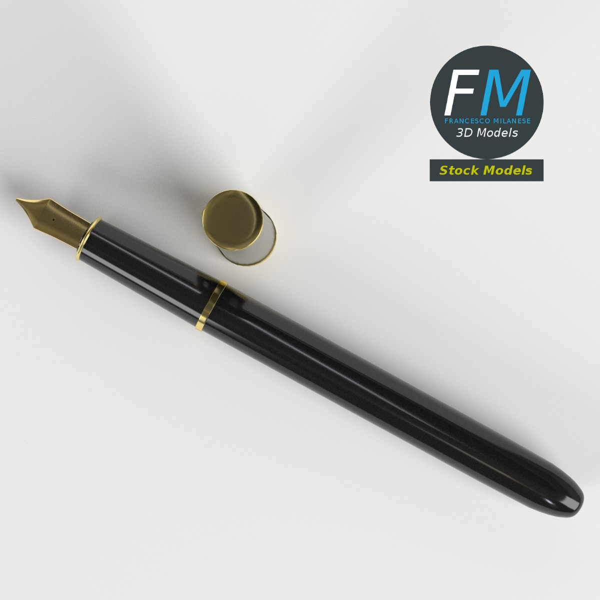 3D-Modell - Füllfederhalter - 06