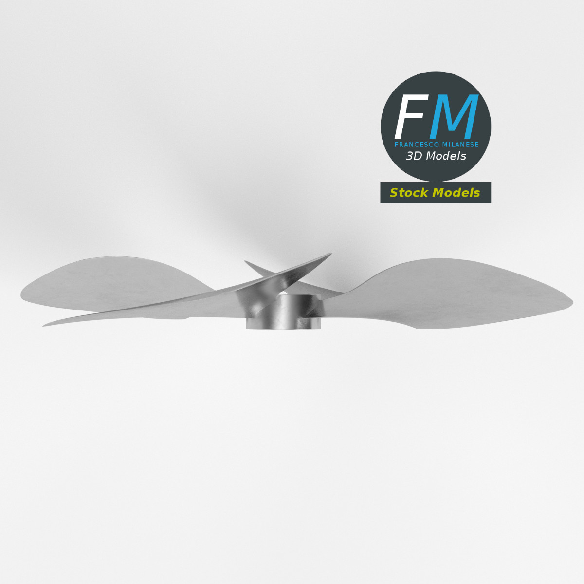 3D-Modell - Vierblattpropeller - 06