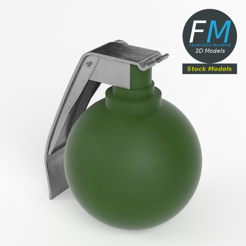 3D-Modell - Splittergranate - 02