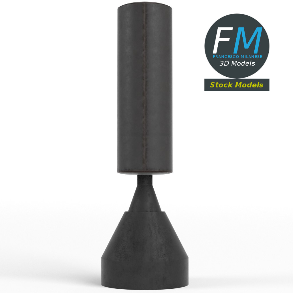 3D-Modell - Freistehender Boxsack - 04