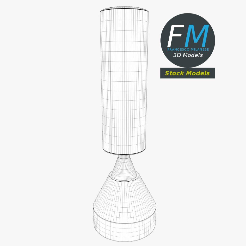 3D-Modell - Freistehender Boxsack - 07