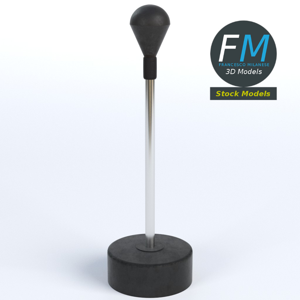 3D-Modell - Freistehender Boxball - 01
