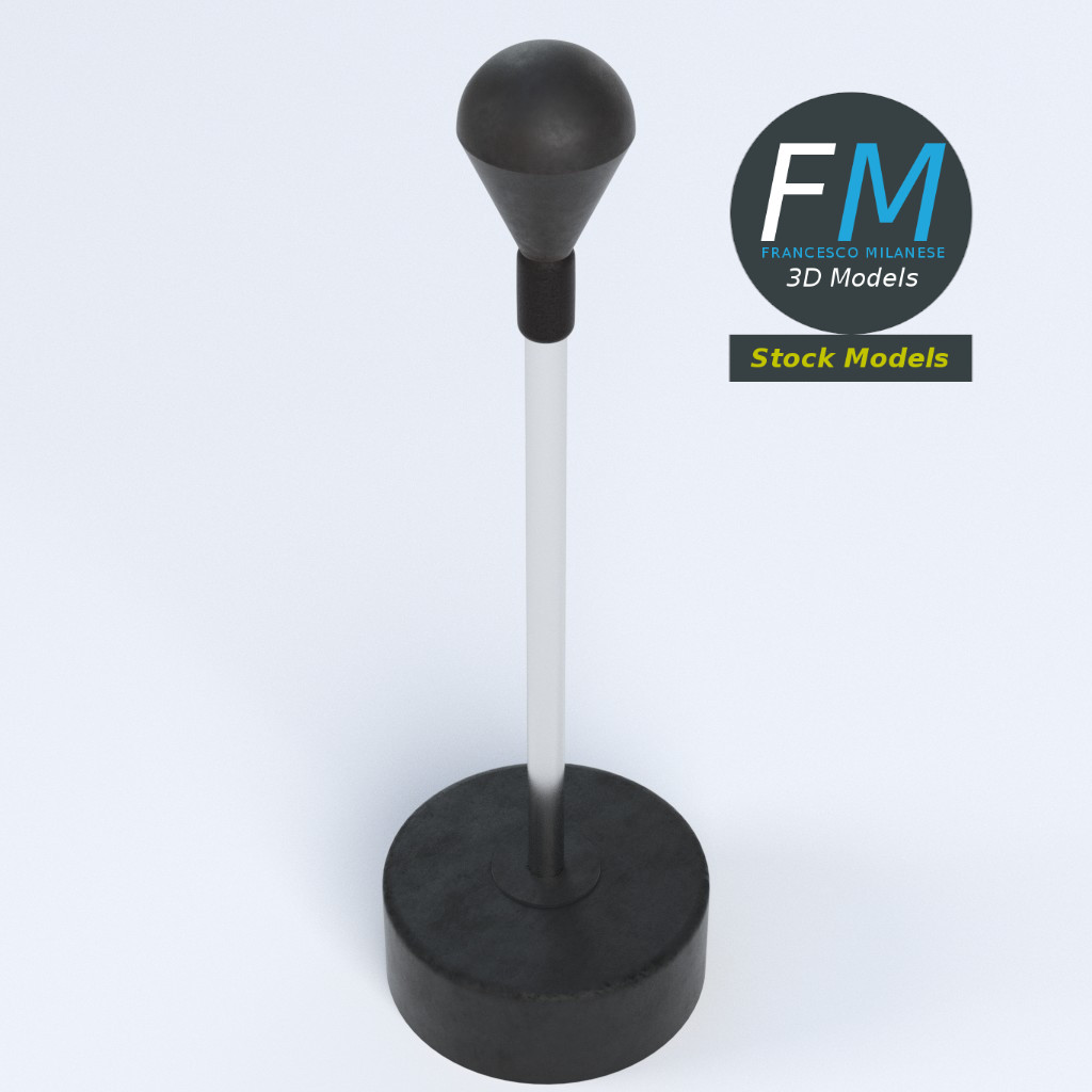 3D-Modell - Freistehender Boxball - 02