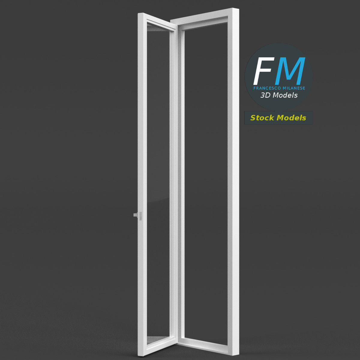 3D-Modell - Fenstertür - 04