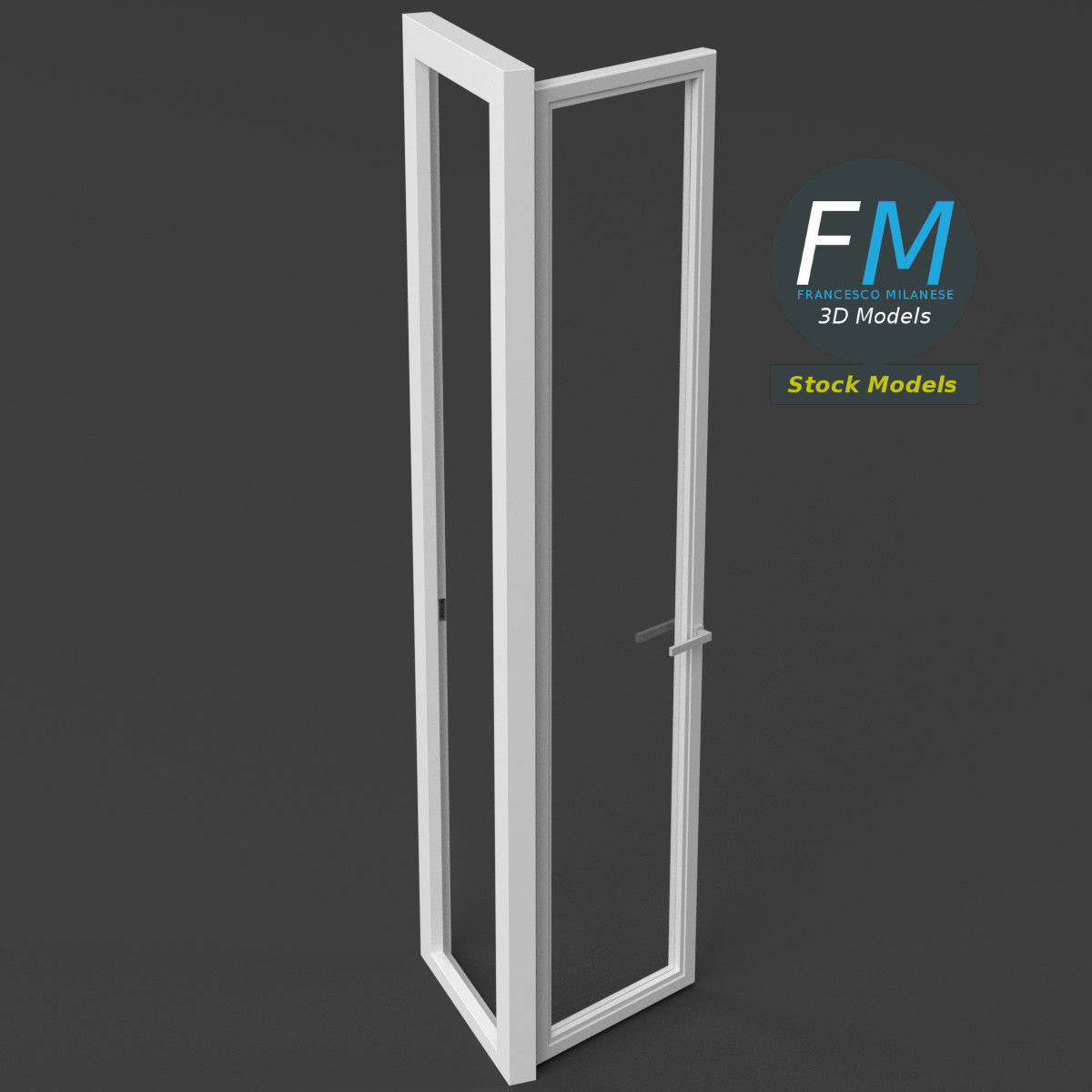 3D-Modell - Fenstertür - 05