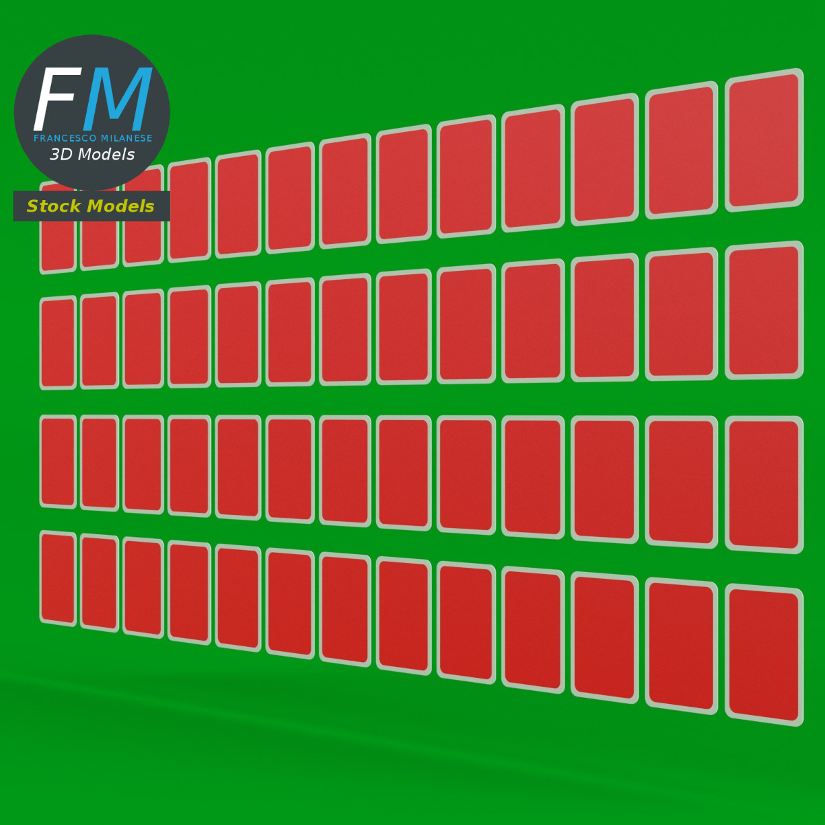 3D-Modell - Französisches Kartenspiel - 04