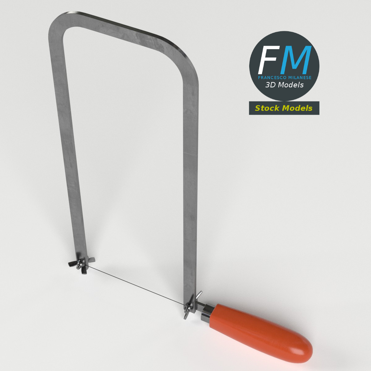 3D-Modell - Laubsäge - 02