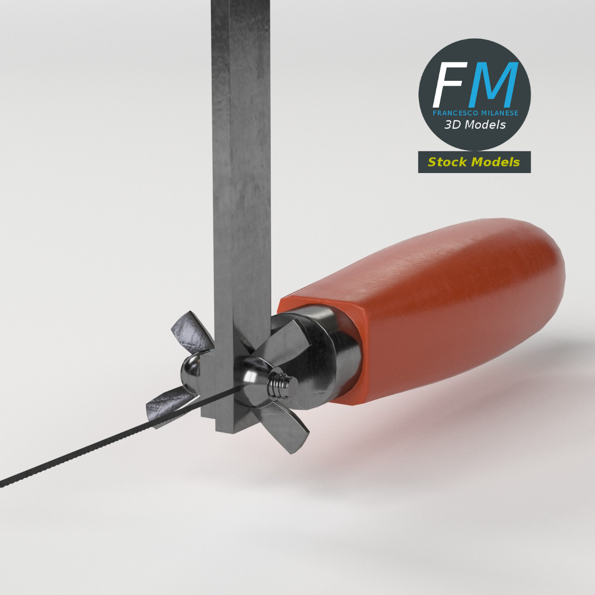 3D-Modell - Laubsäge - 05