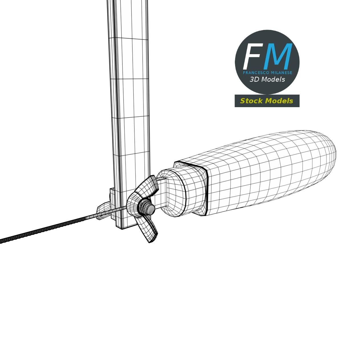 3D-Modell - Laubsäge - 08